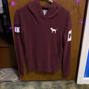 PINK Victoria's Secret Maroon Hoodie